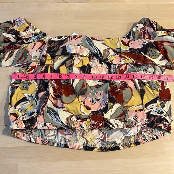 π Mini Challis Off Shoulder Hi-Low Skirt Set 2 2X 18 20 NWT Torrid New! - Picture 6 of 7